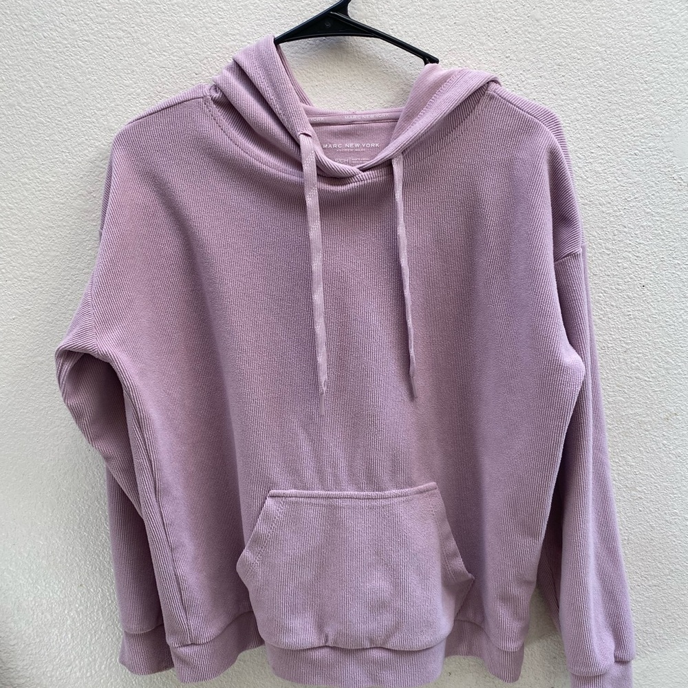 Marc New York Lilac Hoodie Sweatshirt